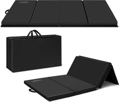 3’x6’x2 Thick Folding Gymnastics Exercise Mat Aerobics Stretching Yoga Mats