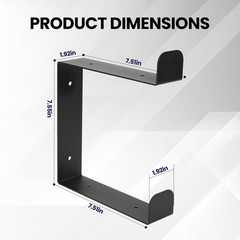 4 Tier Yoga Mat Holder Wall Mount & Yoga Mat Storage Rack,Heavy-Duty Steel Fabri