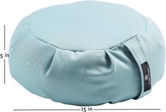Hugger Mugger Zafu Meditation Cushion – Support in Cross-Legged Sitting, Buckwhe