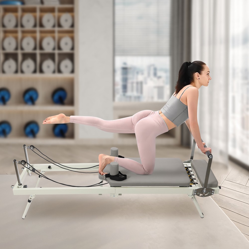 Pilates Reformer,Dpiolrcag Foldable Pilates Machine & Equipment for Home Use USA