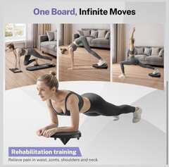 Pilates Board, Foldable Pilates Reformer Equipment with Timer, 7-in-1 Multi-P…