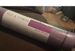 FLO Yoga Mat with rope- 6MM – Non-slip premium foam cushion 24″W×68″L×6mm