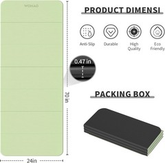 7-Fold Yoga Mat 70″X24″ – 1/2 Inch Thick Folding Exercise Mat, Compact Non-Slip
