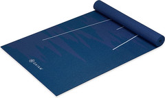 Gaiam Print Yoga Mat, Non Slip Exercise & Fitness Mat for All Types of Yoga, Pil