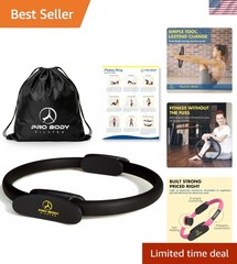 Magic Circle Pilates Ring – 14-Inch Foam Fitness Circle for Tone and Balance