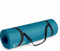 CAP Barbell 1/2-Inch High Density Exercise Yoga Mat with Strap | Multiple Option