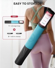 Extra Large Yoga Mat – 72″x48″/78″x54″x6mm (1/4 inch), Non-Slip, Durable, Eco…