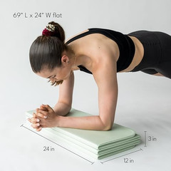 – the Original Foldable Yoga Mat, Premium Fitness & Multi-Purpose Workout Mat wi