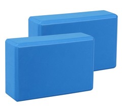 2 PCS Yoga Blocks Gym Exercise Fitness Bricks Pilates Stretch Handstand