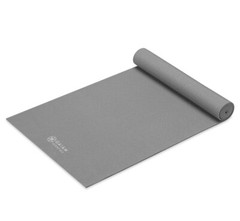 Premium Yoga Mat with Yoga Mat Carrier Sling, GREY, 72″L x 24″W x 1/4 Inch Thick