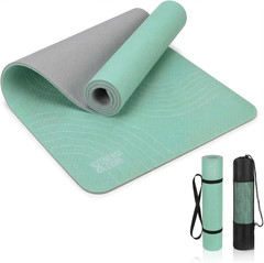 TPE Yoga Mat (72″ X 24″ X 5Mm) – Cruise Color Non-Slip Workout Mat with Alignmen