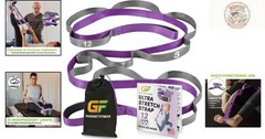 Durable Non-Elastic Stretching Strap 1″W x 8″L – Ideal for Therapy and Yoga