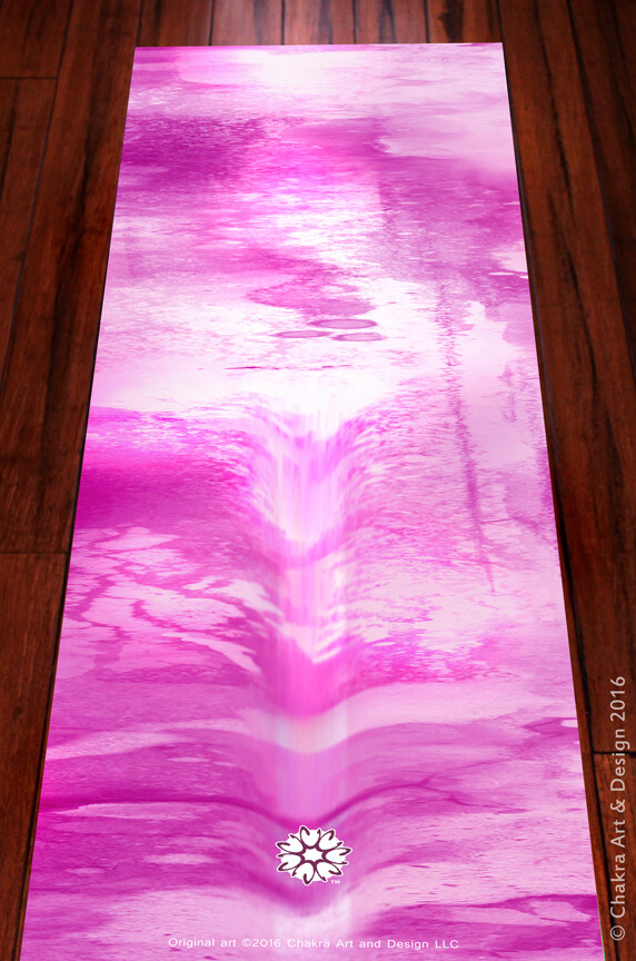 Aura™ (magenta) Spiritual, Artistic, unique chakra yoga mat