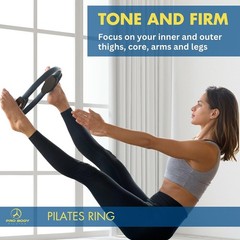 Medium Resistance 14-Inch Pilates Ring: Perfect for Postpartum & Home Workouts