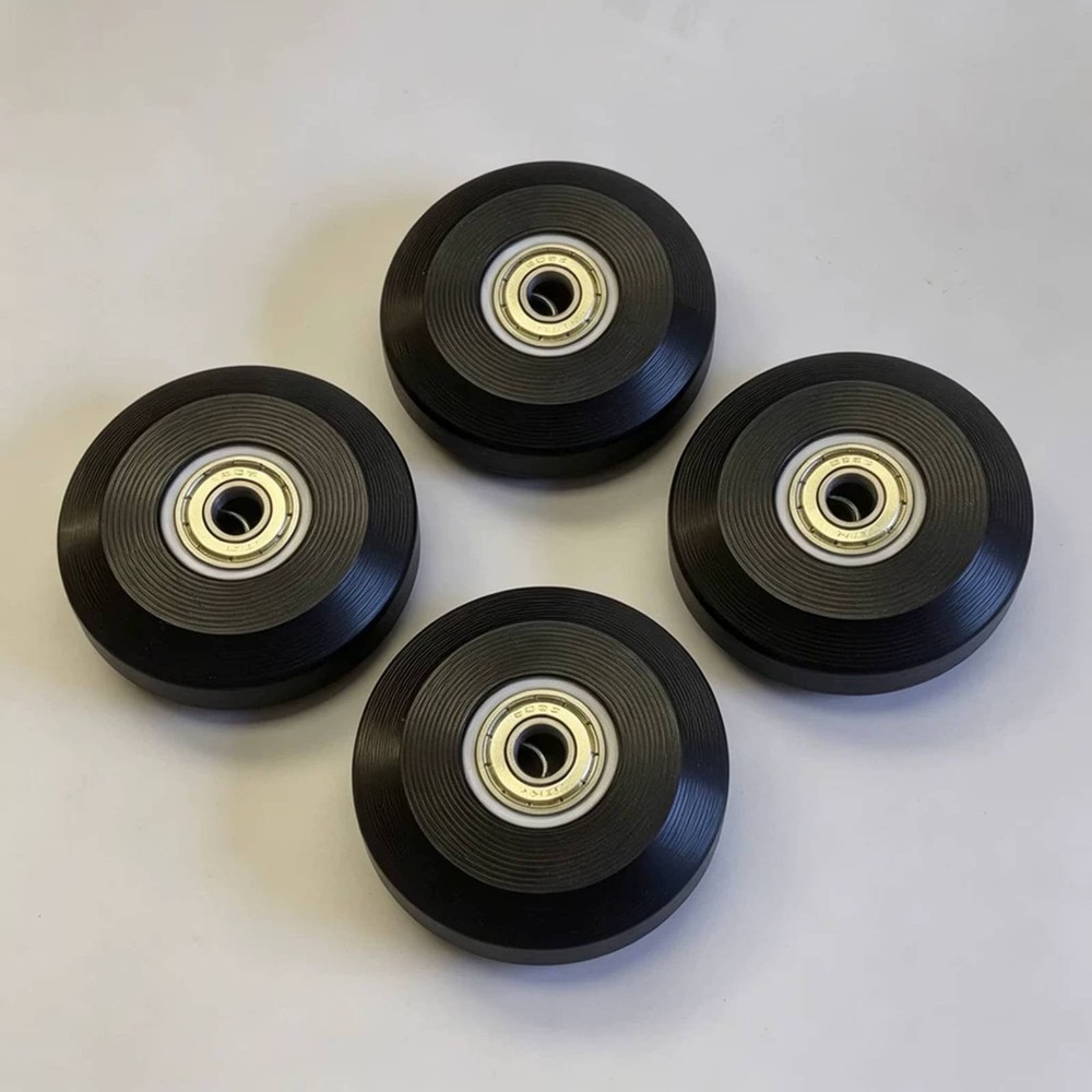 58 Mm Hushed Pulley Fluid Rolling Exercise Apparatus Long-Lasting for Home Gym