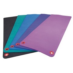 ESSENTIAL WORKOUT FITNESS MAT WITH EYELETS , 3/8″ X 20″ X 48″, BLUE DAHLIA