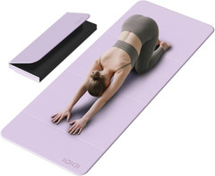 Extra Large Foldable Yoga Mat 74″x31.5″, 8mm Non-Slip, Portable for Home & Trave