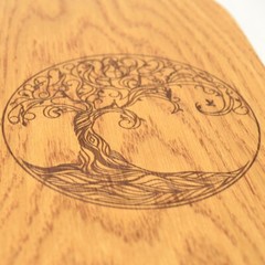Oak Sadhu Board Tree Engraving Copper Nails 10 mm/0.4 inch