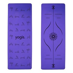 Yoga Mat Posture Line Non-slip Custom Fitness Mat For Beginners Plank Support