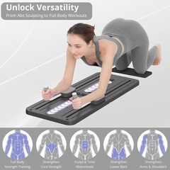 JANUA Pilates Board – Pilates Reformer Set, Multi-Purpose Foldable Pilates Refor