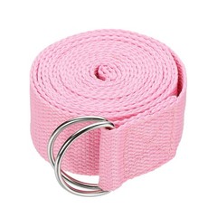 Yoga Strap for Stretching, Athletic Stretch Band 8.2ft & Pink with Adjustable…