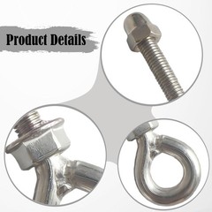 Pilates Reformer Fixed Rod Screw Stainless Steel Fitness Equipment Accessory
