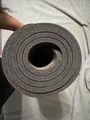 Amazon Basics Black Non-Slip Foam Yoga Mat 71-75in w/ Carrying Strap
