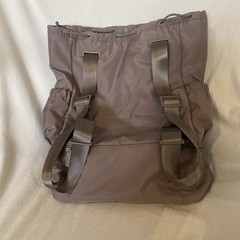 BEYOND YOGA Convertible Backpack Gym Bag Tote BIRCH (Taupe)