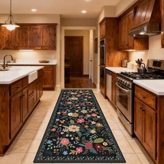 Washable 2’6″ x 10′ Runners for Hallways, Non Slip Long Floor Runner for Kitc…