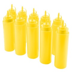 720ml 10pcs / Set Plastic Condiment Dispenser For Sauce Oil Cream Vineger (Y-DSO