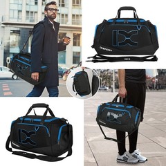 Sports Gym Bag，INOXTO Travel Duffel Bag with Dry Wet Pocket And Shoe Comp