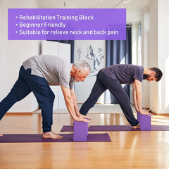 6 Pack Yoga Blocks 9 X 6 X 4 Inch Eva Foam Lightweight Non Slip Yoga Props for Y