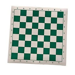 KASCLINO Tournament Chess Mat, PU Leather Roll Up Chess Board, Lightweight &