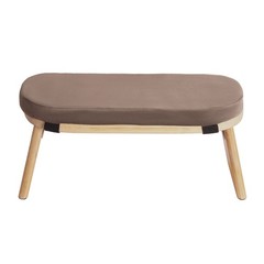 Folding Meditation Bench Portable Bamboo Kneeling Chair for Deep Meditation