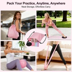 Pilates Kit, Home Pilates Workout Kit for Women, Pilates Equipment with Pilat…