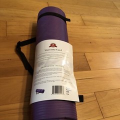 GoYoga All-Purpose 1/2-Inch Extra Thick High Density Anti-Tear Exercise Mat