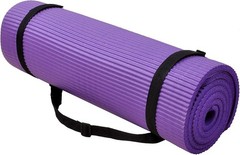 All Purpose 1/2 Inch Extra Thick High Density Yoga Mat with Knee Pad and Strap
