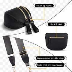 Checkered Crossbody Bag,Nylon Bum Bags for Women Crossbody,Spacious Sling Bag…