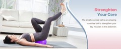 Small Exercise Ball, 9 Inch Mini Pilates Ball, Anti Burst and Slip Resistant