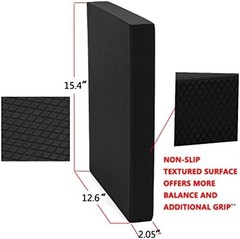 Non-Slip Balance Foam Pad,Gym Exercise Mat for Physical Therapy, Stability Worko