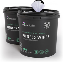 Gym Plant-Based Wipes, EWG Verified, Natural Surface & Equipment Cleaning with L