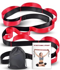 Stretching Strap with Loops for Physical Therapy,Yoga Strap for Stretching,Ho…