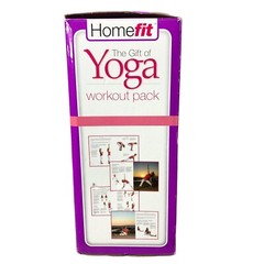 Home Fit THE GIFT OF YOGA Workout Pack Mat DVD BOOK Stretch Band – NEW! Open Box