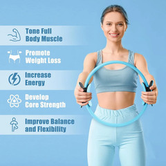 Yoga Fitness Pilates Ring Yoga Ring Open Back Ring Magic Ring Pelvic Floor Muscl