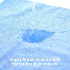 Microfiber Gym Towel Set for Sports Fitness, Yoga, Workout, Soft and Quick-Dr…