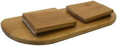 Ergonomic Bamboo Meditation Kneeling Bench-Portable Folding Stool-Leg Relaxation