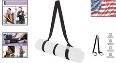 Durable Cotton Yoga Mat Carrier Strap – 73-inch Adjustable Sling Solution