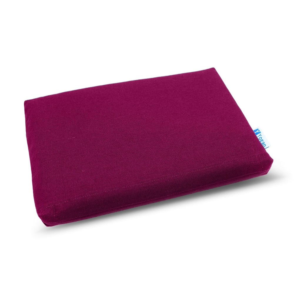 Pillow/Head Pad 1″ for Yoga/Pilates, Organic Cotton Outer Cover Removable…