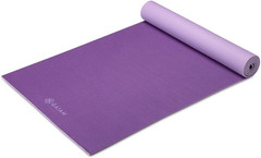 Gaiam Solid Color Yoga Mat, Non Slip Exercise & Fitness Mat for All Types of Yog