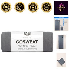 GoSweat Non-Slip Yoga Towel – Super-Absorbent Microfiber 72×26.5 for Hot Yoga